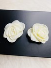Camellia Flower Hair Clip White Ivory Women Fashion Accessories Lot 2 New