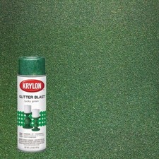  12 - Krylon Glitter Blast Lucky Green Spray Paint 5.75 oz Model: K03809A00