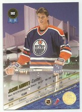 JASON ARNOTT 1993-94 LEAF CARD MINT CONDITION EDMONTON OILERS