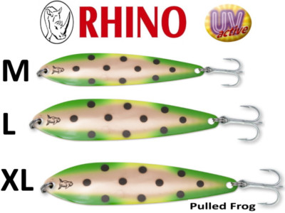 Rhino Salmon Doctor Pulled Frog M-L-XL / Trollingblinker / Schleppblinker