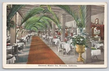 Riverside California CA - Glenwood Mission Inn - Dining Room Postcard