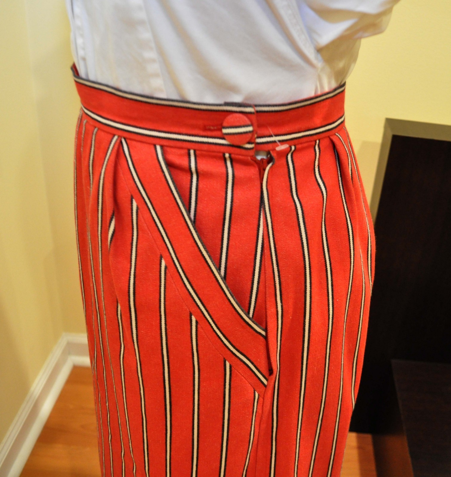 Yves Saint Laurent Rive Gonna Vintage Sinistra 38