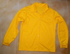 NWOT defects Flag Gold SNAP FRONT LONG SLEEVE SHIRT DANCE Large Child Boys