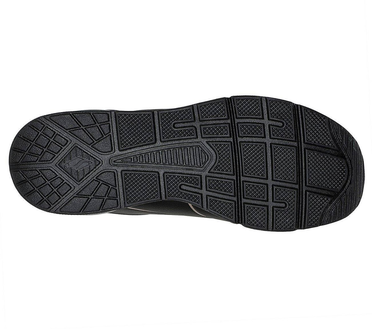 Skechers UNO 2 GOLDEN TRIM Damen Schwarz Schuhe Sneaker Turnschuhe