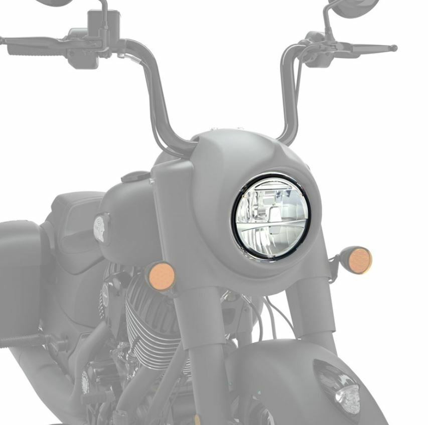 HEAD LIGHT × Indian Motor Cycle 囚人服 W34 Genuine Indian Motorcycle 7 in. Pathfinder LED Headlight 2884422