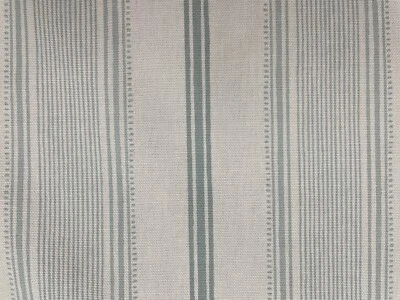 Laura Ashley Stripe Cotton HEACHAM SEA SPRAY Fabric Curtain Blind Material