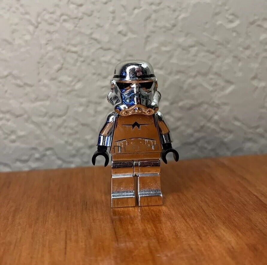Lego Star Wars Chrome Stormtrooper Minifigure 2009 Polybag Limited SUPER RARE