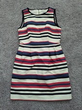 J. Crew Tank Dress Womens Size 0 Striped Sleeveless Casual