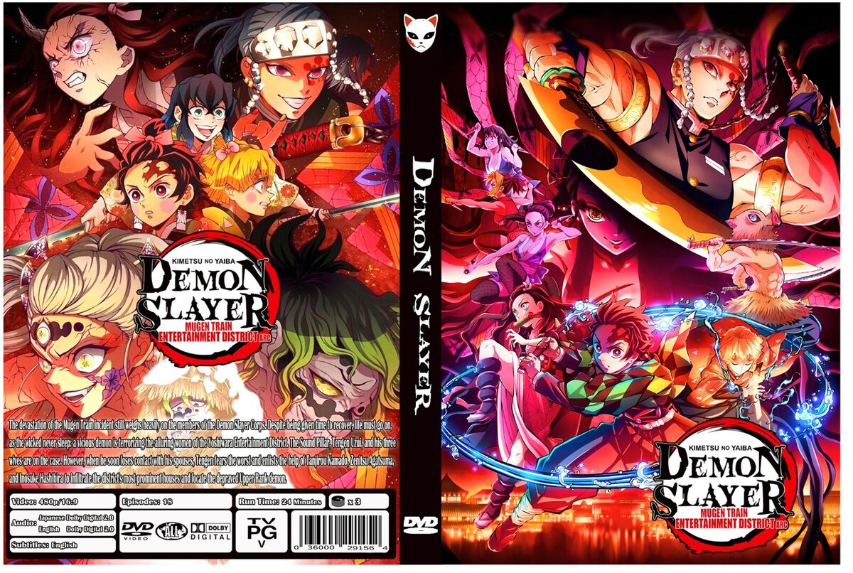 Dvd Demon Slayer Dublado + Filme Mugen Train Dual