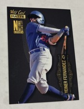 YEINER FERNANDEZ RC 2022 Wild Card Gold Matte National VIP ROOKIE #MBN-10