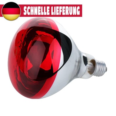 E27 250W Agricultural Light Breeding Heating Lamp Red Heat Lamp for Brooder Coop
