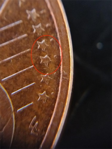 E21 Moneda con ERROR, 5 céntimos de euro, 2016, España KM 1146 5 euro cent - Picture 5 of 12