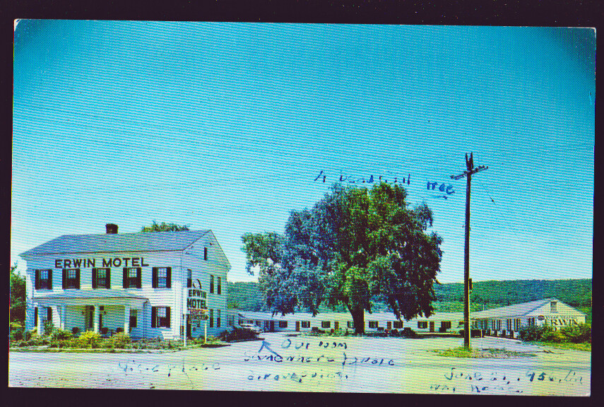 NEW YORK NY Painted Post Erwin Motel Postcard eBay