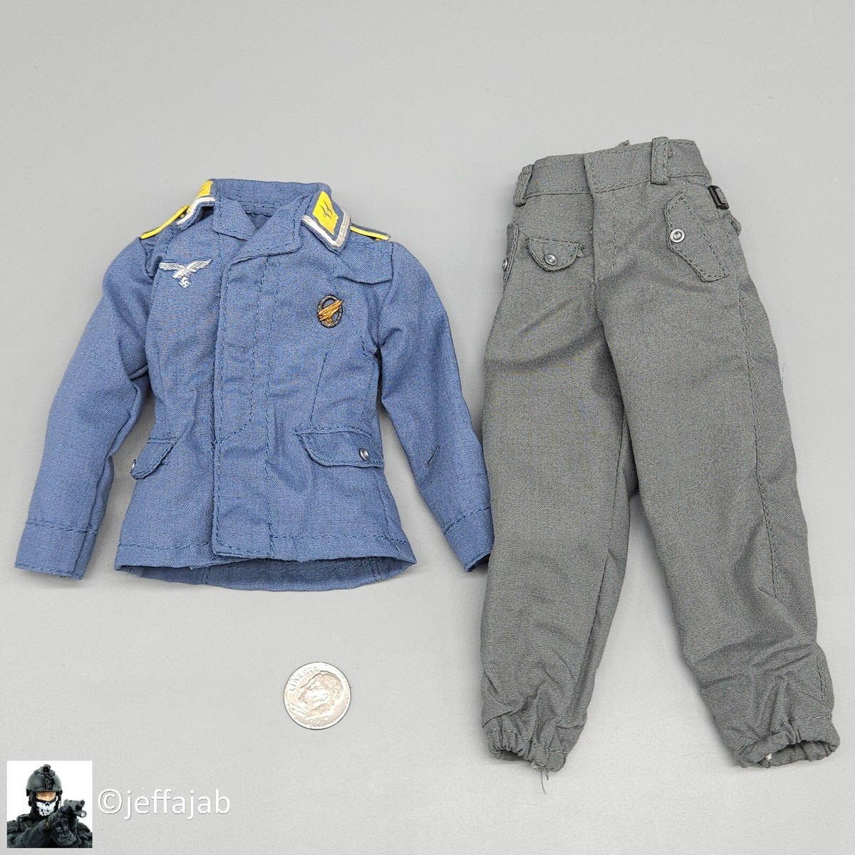 ドイツ軍　tunic Early, Named WWII German Army Field Tunic for Infantry