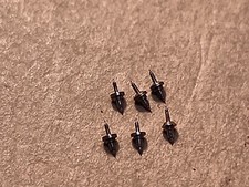 Lot Of 6 NOS Elgin 8/0 Balance Staffs Parts Repairs Spares