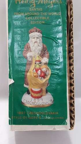 Vintage Old World Santa figurine Heilig Meyers edition 1897 Czechoslovakia - 第 3/8 張圖片