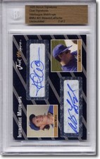 JERED WEAVER * Andy LaRoche * Autograph Rookie Auto RC BGS 1/2