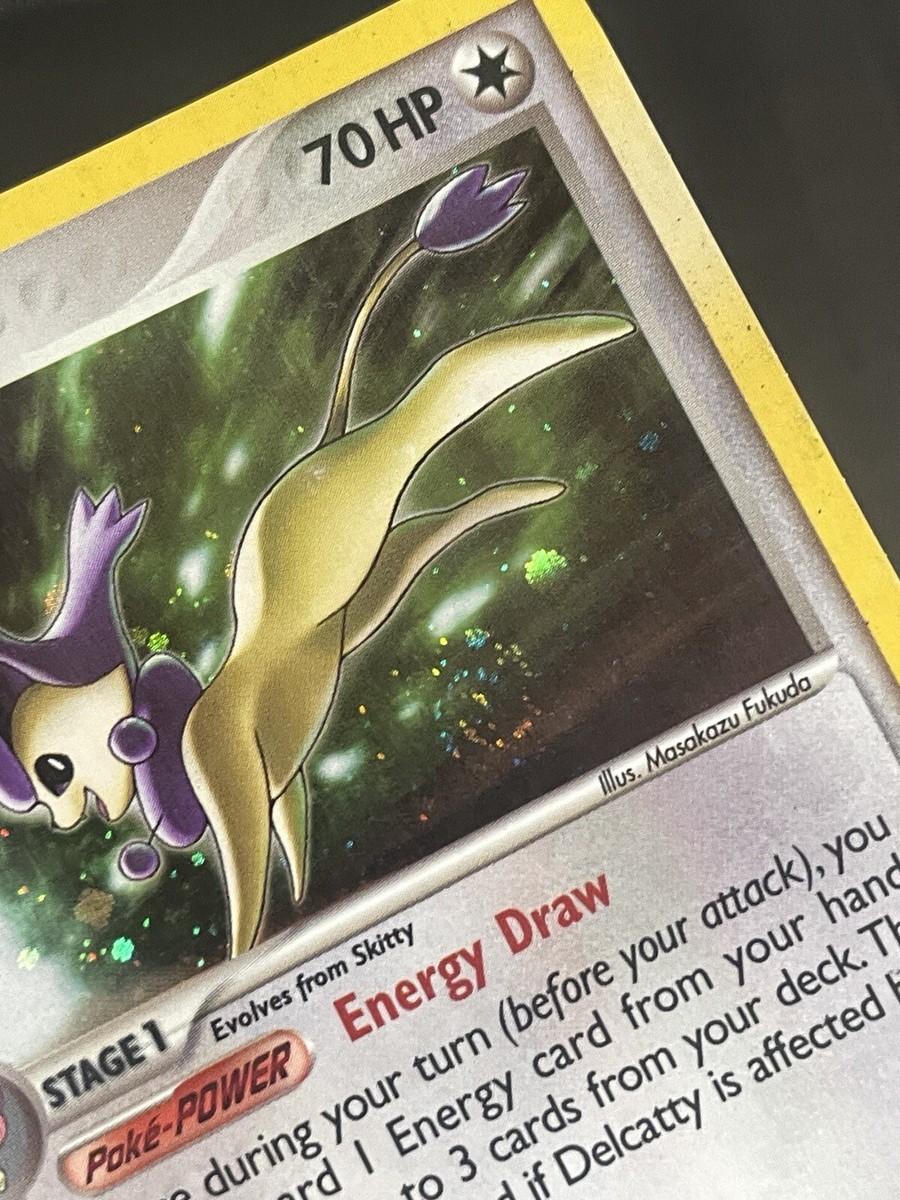 Delcatty Holo Rare SWIRL 8/108 EX Power Keepers - 2007 Pokemon TCG