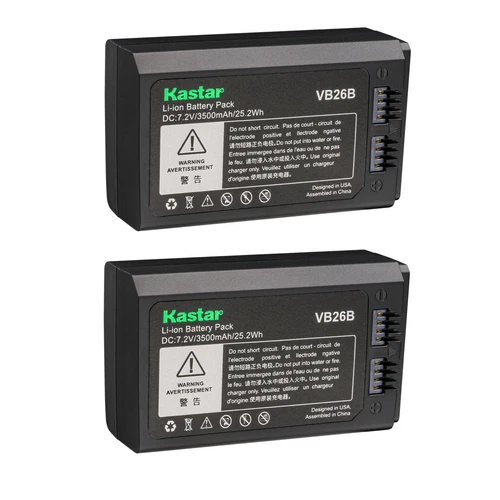 Kastar VB26B Battery Replacement for GODOX Flash Speedlight V860III-O V860III-S - Picture 6 of 8