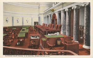 Details About Interior Supreme Court Washington Dc Postcard B S Reynolds