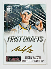 13-14 Panini Playbook First Draft Signature #FDAW Austin Watson Autograph Rookie
