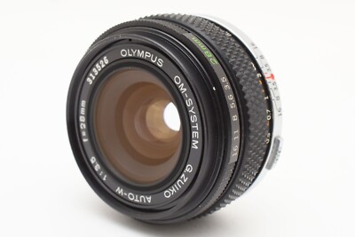 EXC+5] OLYMPUS OM-System G.Zuiko Auto-W 28mm f/3.5 MF Lens from