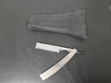 Vintage Weck Folding Metal Hair Shaper Straight Razor Cutter Trimmer 7.5”