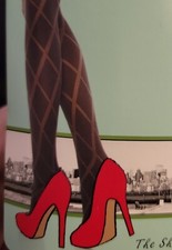 NWT Spanx Love Your Assets Sara Blakely Size 5 Black Flipside Diamond Tights