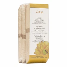 GiGi Large Accu Edge Applicators for Bikini & Body Waxing 100 Applicators Sticks
