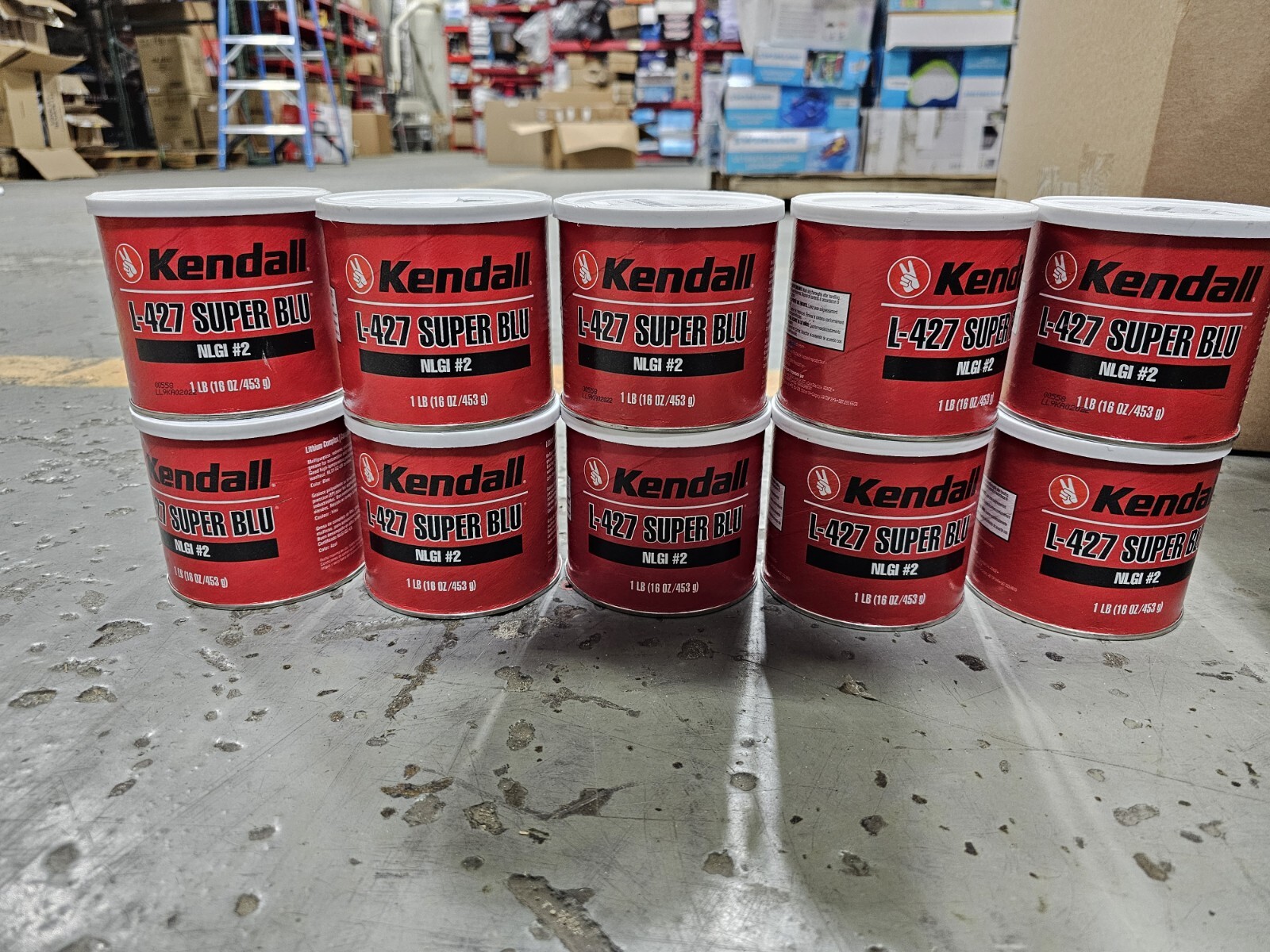 Kendall L427 Super Blu Grease, NLGI 2 GC1LB Case Of 12 eBay