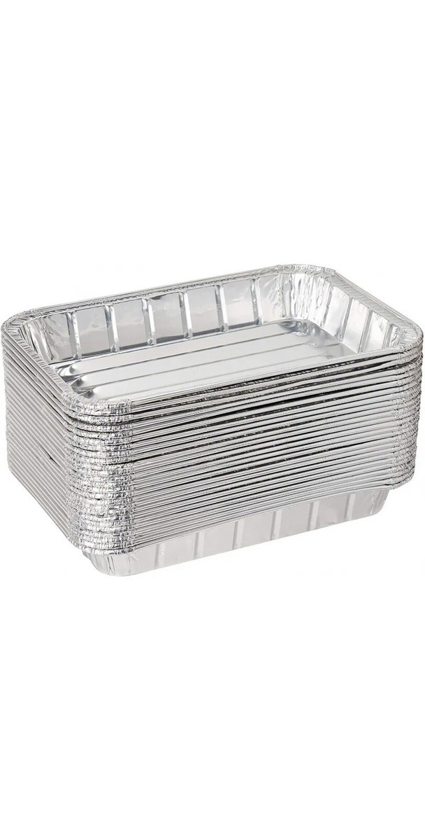 50 Mini Broiler HEAVY Disposable Aluminum Foil Tin toaster Oven