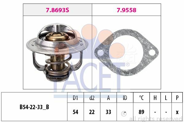 Facet Thermostat FüR Chevrolet Cruze,Trax; Opel Mokka,Zafira B-image