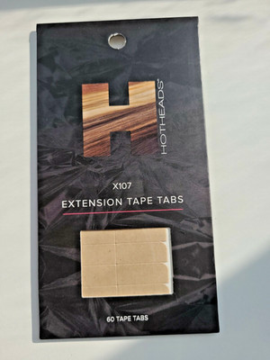 NEW Double Sided Replacement Tape TabsX107~ 60 Pieces By HotHeads foer extension
