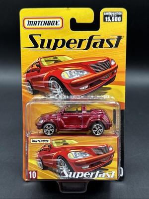 2005 Matchbox Superfast #10 RED CHRYSLER PT CRUISER LE 15,500 Many More HERE