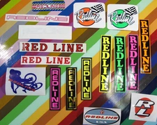 vtg 1970s to 1990s Redline BMX sticker - mixed bike stickers & team graphics
