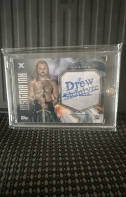 2025 Topps Exalted WWE - Insignia Ink Drew McIntyre #INI-DME (AU)