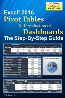 EXCEL PIVOT TABLES & INTRODUCTION TO DASHBOARDS THE By C J Benton **Excellent**