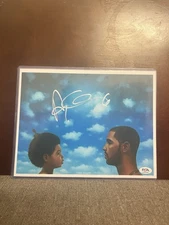 DRAKE PSA/ DNA AUTOGRAPHED NWTS 8X10 PHOTO PSA AUTHENTICATED RAP OVO