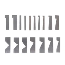 Set of 17 Pieces Angle Block Accuracy 0.0003 inch 1/4 to 45 Degree