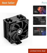 CPU Cooler Aluminum 4 Heatpipes 120mm PWM Fan for Intel AMD Desktop