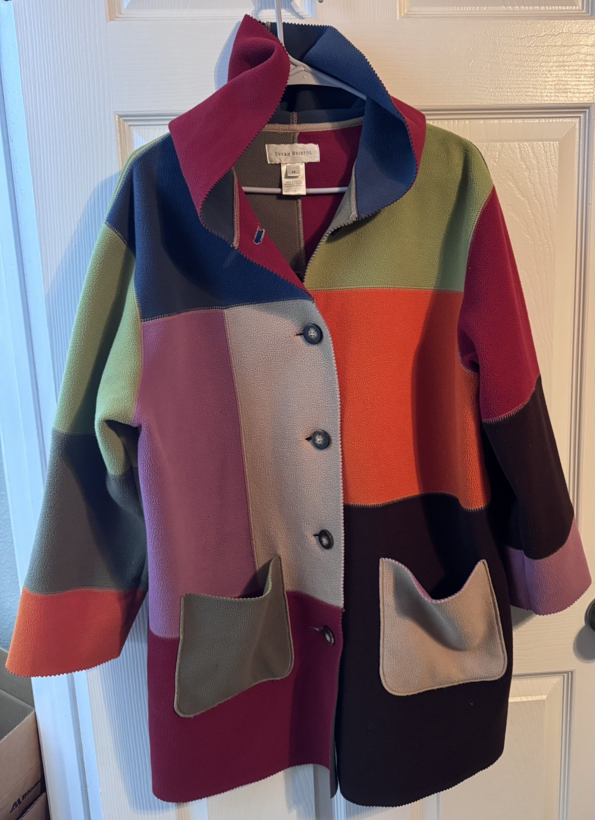 Susan Bristol Patchwork Hooded Jacket - image 1