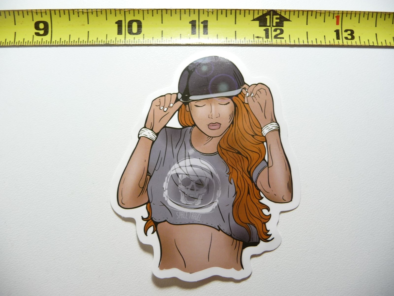 Hip Hop Girl Woman Belly Shirt Decal Sticker Street Style