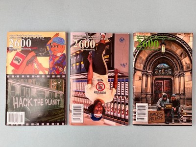 3 Issues of 2600, the Hacker Quarterly, from 2025-2026