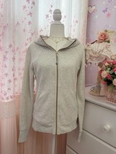 Lululemon Scuba Full Zip Hoodie Heathered Gray / Gold Size 8