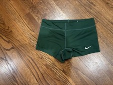 Nike Dri-Fit Women's Volleyball Compression Shorts Green Size S Small