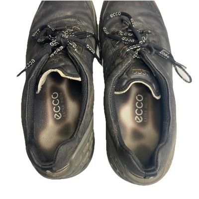 Ecco Biom Natural Motion Black Leather Golf Shoes Spikes  display picture 1