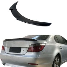 Spoilerlippe passt für BMW E60 mit ABE Schwarz Glänzed Heckspoiler Qualität