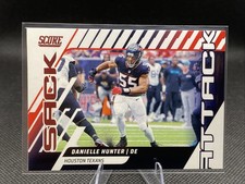 DANIELLE HUNTER 2025 Score Sack Attack #6 Red-HOUSTON TEXANS