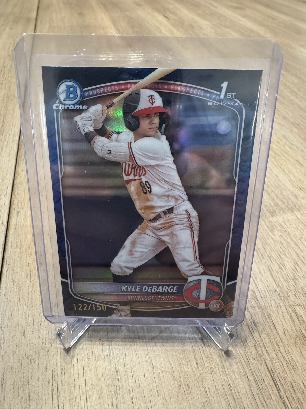Kyle DeBarge - 2025 Bowman - 1st Bowman Chrome Blue Shimmer /150