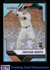 2017 Panini Chronicles #5 Christian Arroyo Prizm Light Blue #/299